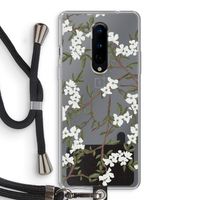 Blossoming spring: OnePlus 8 Transparant Hoesje met koord