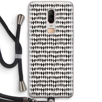 Crazy shapes: OnePlus 6 Transparant Hoesje met koord