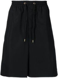 Versace bermuda à lien de resserrage - Noir