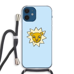 Kleine leeuw: iPhone 12 Transparant Hoesje met koord
