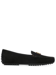 Lauren Ralph Lauren mocassins Barnsbury en daim - Noir