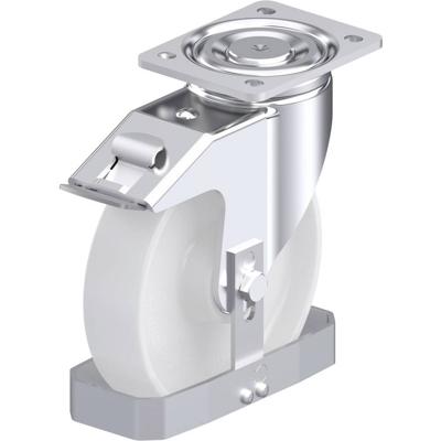 Blickle LH-PO 200K-FI-FS Plaatstalen zwenkwiel Wieldiameter: 200 mm Draagvermogen (max.): 600 kg 1 stuk(s)