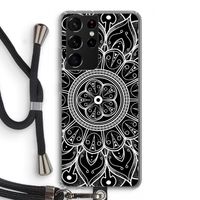 Roses Are Red: Samsung Galaxy S21 Ultra Transparant Hoesje met koord