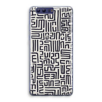 Moroccan Print: Honor 9 Transparant Hoesje