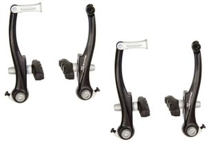 Saccon v-brake set voor en achter aluminium zwart