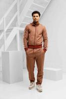 Lacoste Paris Monogram Trainingspak Heren Bruin - Maat L - Kleur: Bruin | Soccerfanshop