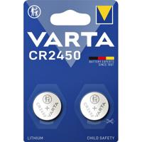 Batterij varta knoopcel 2x cr2450 lithium