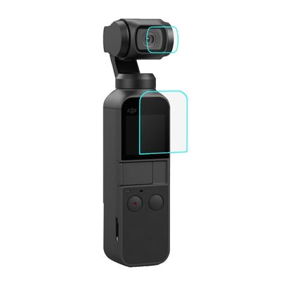 PULUZ HD gehard glas lens beschermer + scherm film voor DJI OSMO Pocket Gimbal