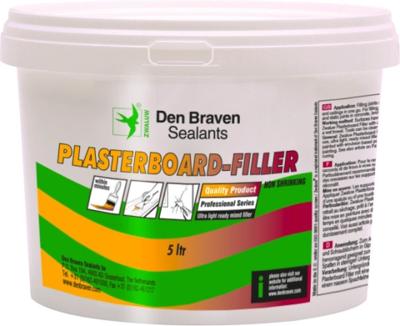 Den Braven Plasterboard Filler - Inhoud: 5L
