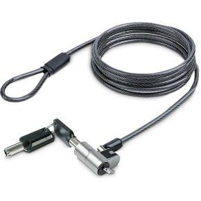StarTech.com NANOK-LAPTOP-LOCK kabelslot Zwart, Zilver 2 m