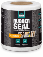 bison rubber seal textielband 10 cm x 10 m rol - thumbnail