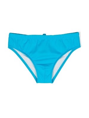 DSQUARED2 KIDS short de bain à taille élastiquée - Bleu