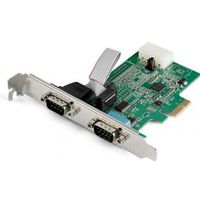 StarTech.com 2-poorts PCI Express RS232 seriële adapterkaart 16950 UART