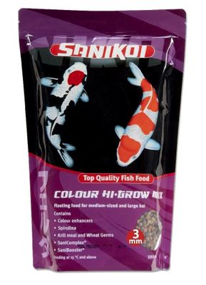 Sanikoi Colour Hi-Grow Mix 3mm - Professioneel Vijvervoer 3L voor Kleurverbetering & Groei