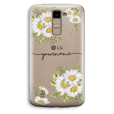Daisies: LG K10 (2016) Transparant Hoesje