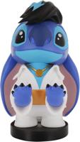 Disney Stitch Elvis-figuurtje - EXQUISITE GAMING - Cable Guys - Houder voor oortjes, smartphone of kleine accessoires - 20 cm