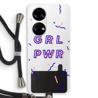 GRL PWR: Huawei P50 Transparant Hoesje met koord