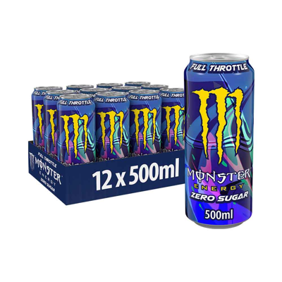 Monster Full Throttle Zero Sugar 12x 500 ml