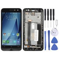 LCD-scherm en digitizer volledige montage met frame voor ASUS Zenfone 2 ZE500CL Z00D (zwart)
