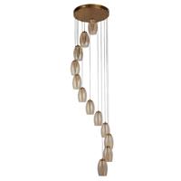 Searchlight 12-lichts hanglampCyclone brons - 97291-12CP
