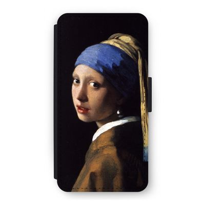 The Pearl Earring: iPhone 12 Flip Hoesje