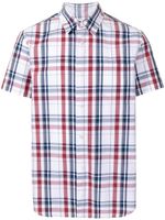 Fumito Ganryu chemise à carreaux Plaid - Rouge