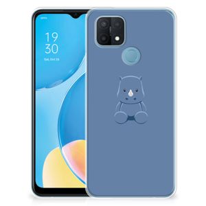 OPPO A15 Telefoonhoesje met Naam Baby Rhino