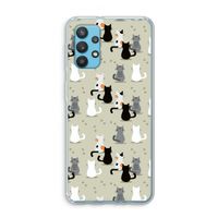 Katten: Samsung Galaxy A32 4G Transparant Hoesje