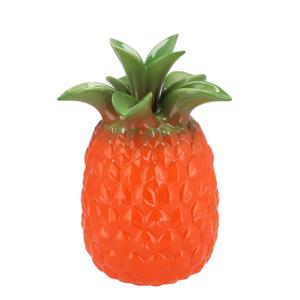 Bloemenvaas Tropical Pineapple - ananas vaas - oranje - D23 x H33 cm