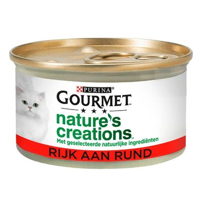 GOURMET Nature&apos;s Creations Rund kattenvoer nat 85gr