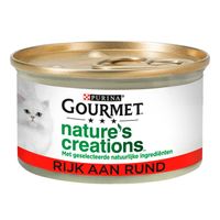 GOURMET Nature&apos;s Creations Rund kattenvoer nat 85gr