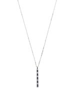 Suzanne Kalan collier en or blanc 18ct serti de saphirs - Argent