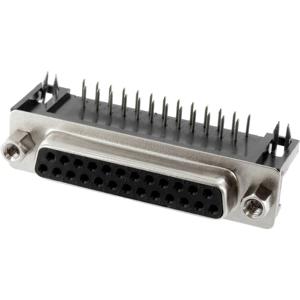 Connfly DS1037-01-25FNAKT74 D-sub female connector Aantal polen: 25 Soldeerpennen 1 stuk(s) Tray