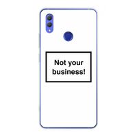 Not your business: Honor Note 10 Transparant Hoesje