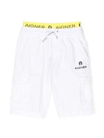 Aigner Kids short à poches cargo - Blanc - thumbnail