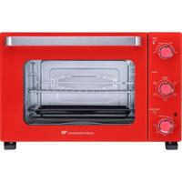 CONTINENTAL EDISON CEMF35R - Elektrische mini-oven 35L rood - 1500W - Draaispit, Natuurlijke convectie