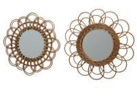 Spiegel wilg dia38-H3cm natural Decoris - Decoris