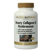 Golden Naturals Collageen & hyaluronzuur 60 Tabletten