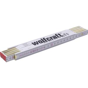 wolfcraft GmbH 5227000 lineaal Schaalliniaal 212 mm Beige, Zwart, Rood 1 stuk(s)