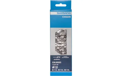 Ketting Shimano Deore XT / Ultegra HG93 - 9 Speed - 116 schakels met kettingpen