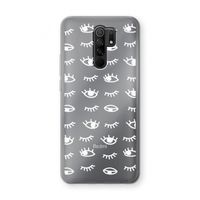 Eye pattern #3: Xiaomi Redmi 9 Transparant Hoesje