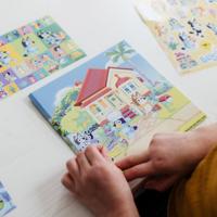 Totum bluey stickerset