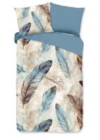 Good Morning Dekbedovertrek "veren" - Multi - (140x200/220 cm) - Katoen