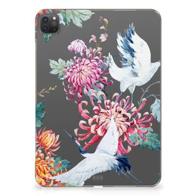 iPad Pro 11 (2024) Back Case Bird Flowers iPad Pro 11 (2024) Back Case Bird Flowers
