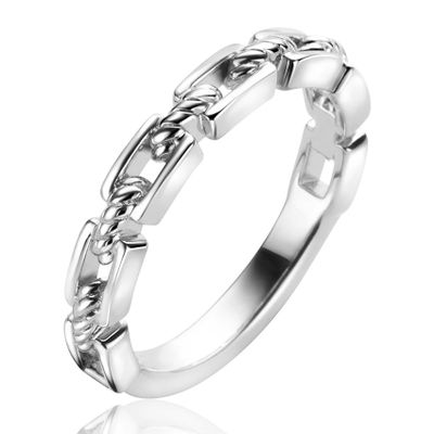 Zinzi ZIR2394 Ring zilver 3,7 mm