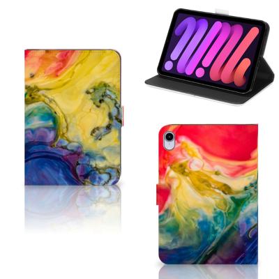 Hoes iPad Mini 6 (2021) Watercolor Dark