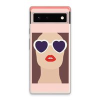 Red lips: Google Pixel 6 Transparant Hoesje