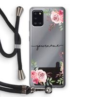 Rozen: Samsung Galaxy A31 Transparant Hoesje met koord Rozen: Samsung Galaxy A31 Transparant Hoesje met koord