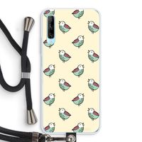 Vogeltjes: Huawei P Smart Pro Transparant Hoesje met koord
