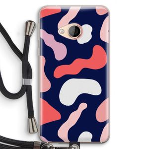 Memphis Shapes Pink: HTC U Play Transparant Hoesje met koord